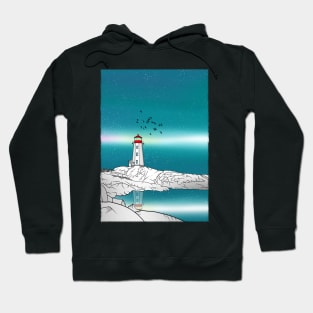 Peggys Point Lighthouse Hoodie